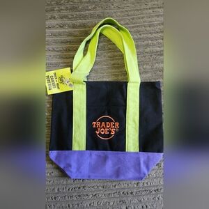 Black and Purple Tote Bag